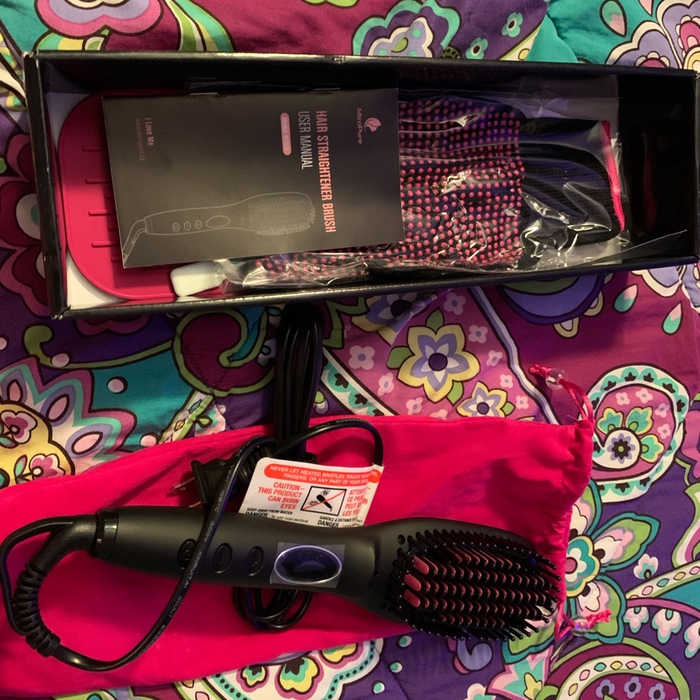 Hot hair brush